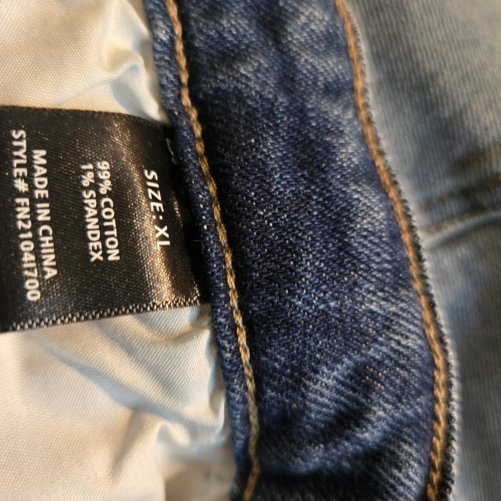 Fashion Nova Blue Maxi Denim Skirt Size XL EUC - Picture 13 of 13